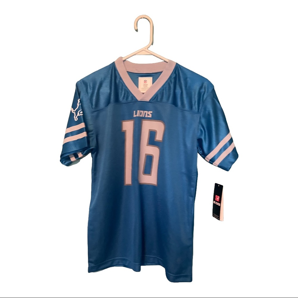 NFL Youth Detroit Lions Goff Jersey NWOT